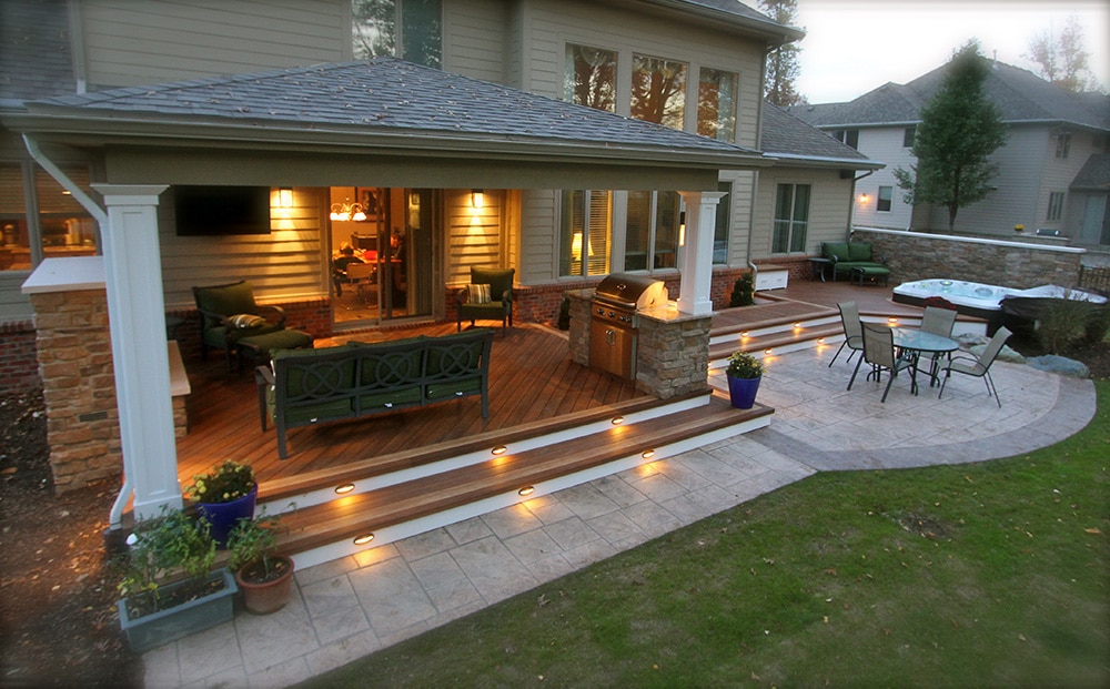 Garden landscaping and drainage