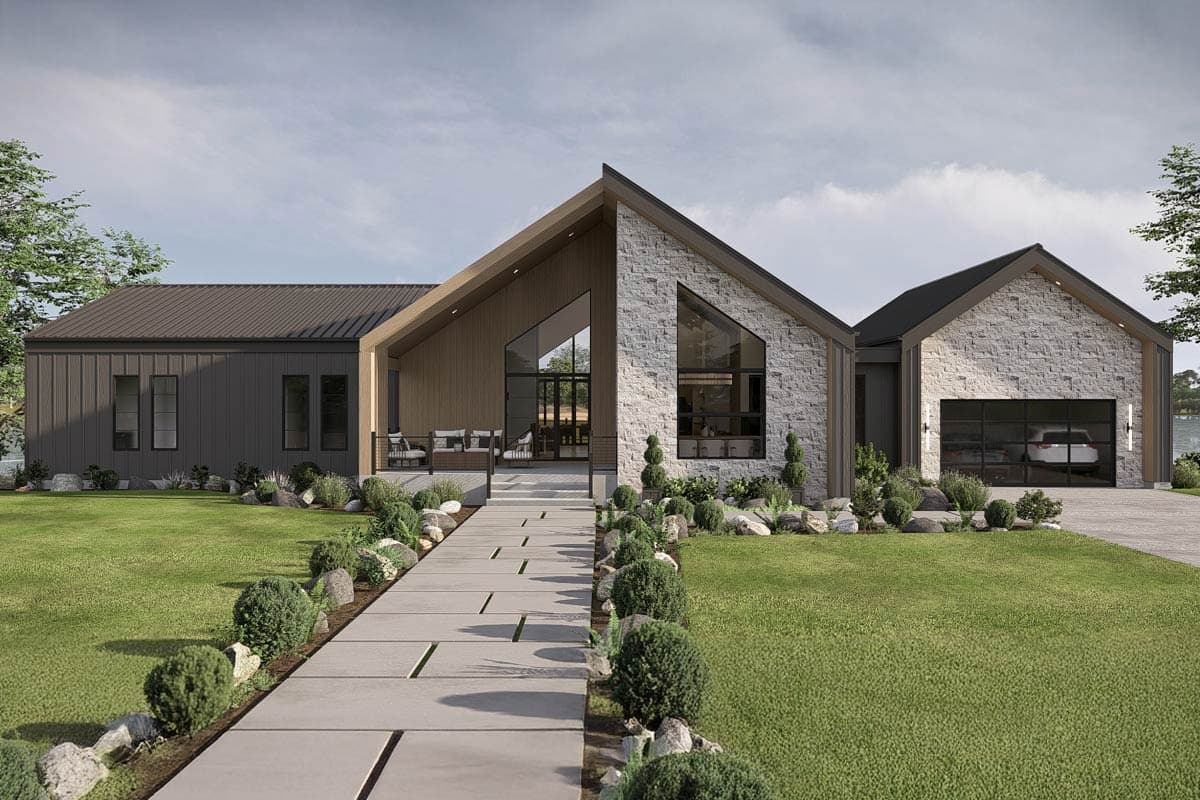 Driveway villa